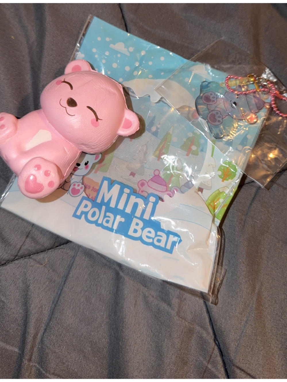 Authentic Puni Maru Mini Polar Bear Squishy | Rare Licensed Slow Rising!